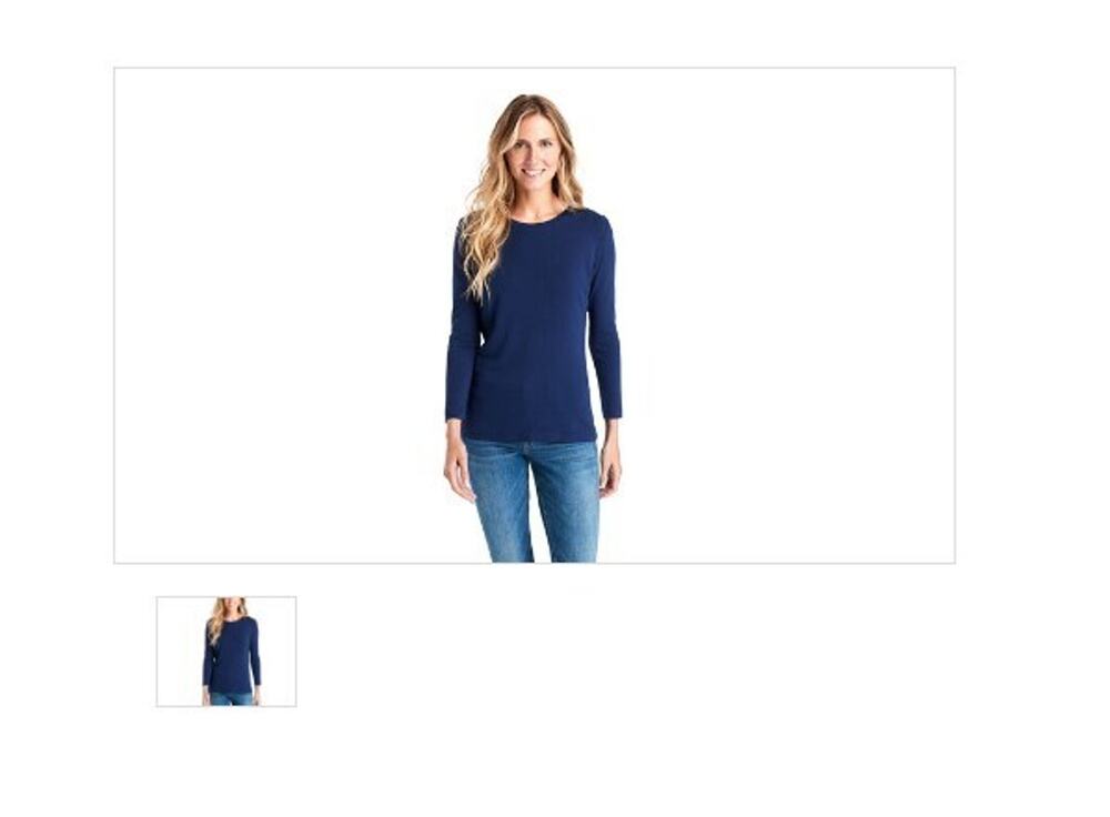 Vineyard Vines Crewneck Simple T-Shirt (Blue) (Size: 2X)
